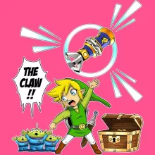 Link Girls Kids Tank Top “Link and the Aliens” – Zelda parody