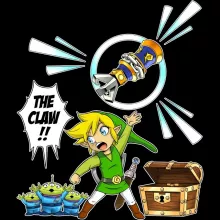 Link Kids Hoodie “Link and the Aliens” – Zelda parody