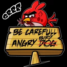 Phone Case – Angry Birds parody
