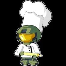 Master Chief Baby T-shirt – Parodie auf Halo