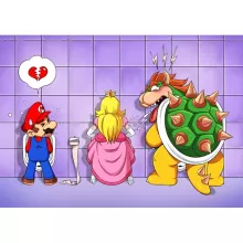 Mario Body baby “Mario, Princess Peach och Bowser” – Parodi Super Mario