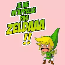 Body bébé (Filles) Link « Un Coup de gueule de héros... » – Parodie Zelda