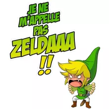 Body bébé Link « Un Coup de gueule de héros... » – Parodie Zelda