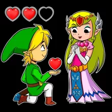 Coque Téléphone Portable Link « Un héros aux grands coeurs » – Parodie Zelda