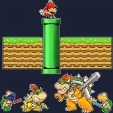 Sweat-Shirt à capuche Mario « Un mauvais tuyau... » – Parodie Super Mario