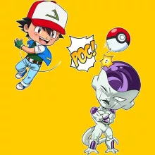 T-shirt bébé Sacha « Un Mewtwo sauvage apparait... Ou pas! » – Parodie Pokémon