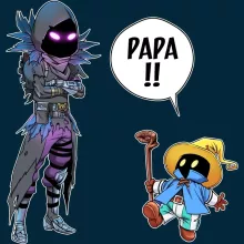 Casquette Corbeau « Un papa mystérieux » – Parodie Final Fantasy VII