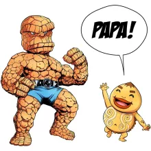 Mug La Chose « Un papa solide comme un roc ! » – Parodie Zelda