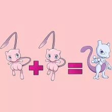 Body bébé (Filles) Mew « Une addition légendaire... » – Parodie Pokémon