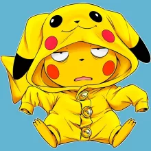 Bonés de Verão para crianças Pikachu – Pokémon de parodia
