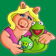 Kid Cap “Angry Birds, Kermit and Peggy” – Angry Birds parody