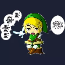 Sweat-Shirt à capuche Link « Une fée pratique mais agaçante... » – Parodie Zelda
