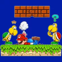 Petten “Super Mario en Koopa Troopa” – Super Mario parodie