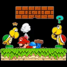 Bolso bandolera “Super Mario y Koopa Troopa” – Parodia de Super Mario