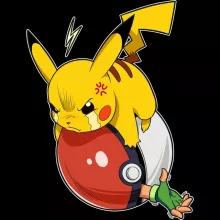 Pikachu Phone Case “Pikachu and Ash Ketchum” – Pokémon parody