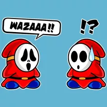 Shy Guy Baby Bodysuit – Super Mario parody