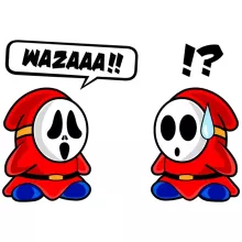 Shy Guy Baby Bodysuit – Super Mario parody