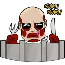 Den Body baby Ärmlös “Den kolossala Titan” – Parodi Attack on Titan