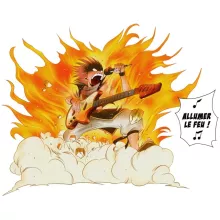 totebag Natsu « Allumer le Feu !! » – Parodie Fairy Tail
