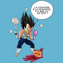 Body bébé Végéta « Astuce pour se coiffer le matin ! » – Parodie Dragon Ball Z
