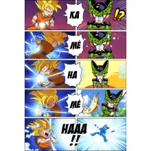 T-shirt Enfant Sangoku « Attaque Surprise Kaméhaméhaaaaaaaa !! (Arc Cyborg) » – Parodie Dragon Ball Z