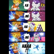 Samsung Galaxy S21 Ultra mobiltelefonsskydd (Svart) - Dragon Ball Z - DBZ parodi - Son Goku och Lord Freezer - Son Goku och Lord Freezer (Tryckt i Frankrike)
