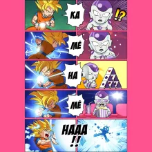 Son Goku Girls Kids T-shirt “Son Goku and Frieza” – Dragon Ball Z parody