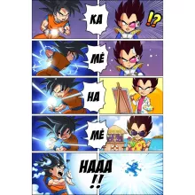 Son Goku Body baby Ärmlös “Son Goku och Vegeta” – Parodi Dragon Ball Z