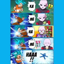 Maglietta bebè Son Goku “Son Goku e Jiren” – Parodia dei Dragon Ball Super
