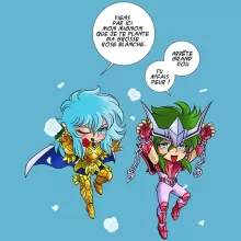 Body bébé Shun « Attends que je t'attrape !! » – Parodie Saint Seiya