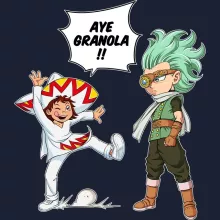 Sweat-Shirt à capuche Granola « Aye Granola !! » – Parodie Dragon Ball Super