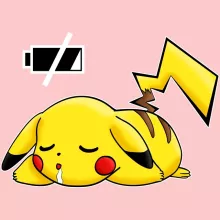 Body bébé (Filles) Pikachu « Batterie à plat ! » – Parodie Pokémon