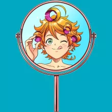 T-shirt Emma « Be Good Bigoudi !! » – Parodie The Promised Neverland
