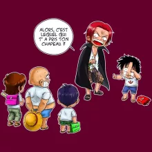 Casquette Luffy « C'est lui ! » – Parodie One Piece