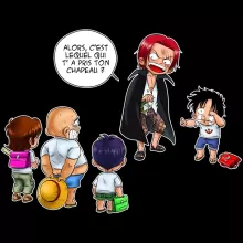 Coque Téléphone Portable Luffy « C'est lui ! » – Parodie One Piece