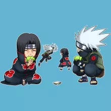Body de bebé Kakashi “Kakashi y Itachi” – Parodia de Naruto