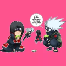 Débardeur Enfant Fille Kakashi « Combat de Ninjas ! » – Parodie Naruto