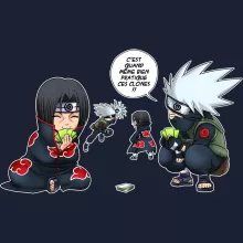 Sweat-Shirt à capuche Kakashi « Combat de Ninjas ! » – Parodie Naruto