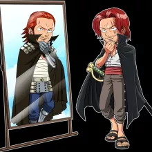 Débardeurs Enfants Shanks « Man in the Mirror ! » – Parodie One Piece