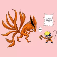 Body bébé (Filles) « Couché ! » – Parodie Naruto