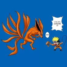 Sac à dos Enfant « Couché ! » – Parodie Naruto
