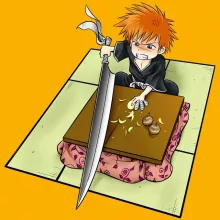 Ichigo Kurosaki Barnens keps – Parodi Bleach