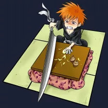 Ichigo Kurosaki Hoodie – Bleach parody