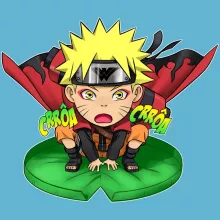 Body bébé « Crôa Crôa No Jutsu !! » – Parodie Naruto
