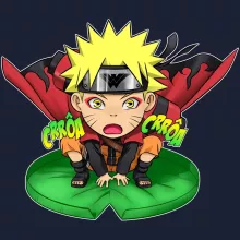 Sweat-Shirt à capuche « Crôa Crôa No Jutsu !! » – Parodie Naruto