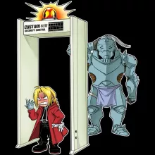 Edward Elric Smartphone hoesje “Edward en Alphonse Elric” – Full Metal Alchemist parodie