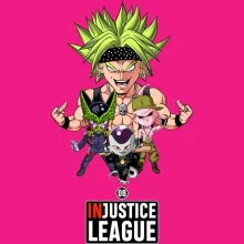 Broly Linne för kvinnor “Broly, Majin Buu, Cell och Freezer” – Parodi Dragon Ball Z