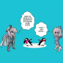 T-shirt Camus « Des Relations glaciales entre un Maître et son élève ! » – Parodie Saint Seiya