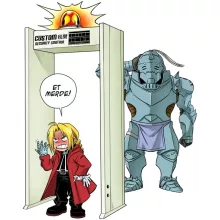 Bonnet Edward « Détecteur de métaux ! » – Parodie Full Metal Alchemist