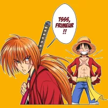 Casquette Kenshin « L'élève dépasse le Maître... » – Parodie One Piece